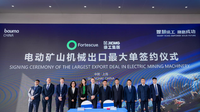 Record-Breaking! XCMG Clinches the Largest-Ever Export Order for Green Mining Equipment