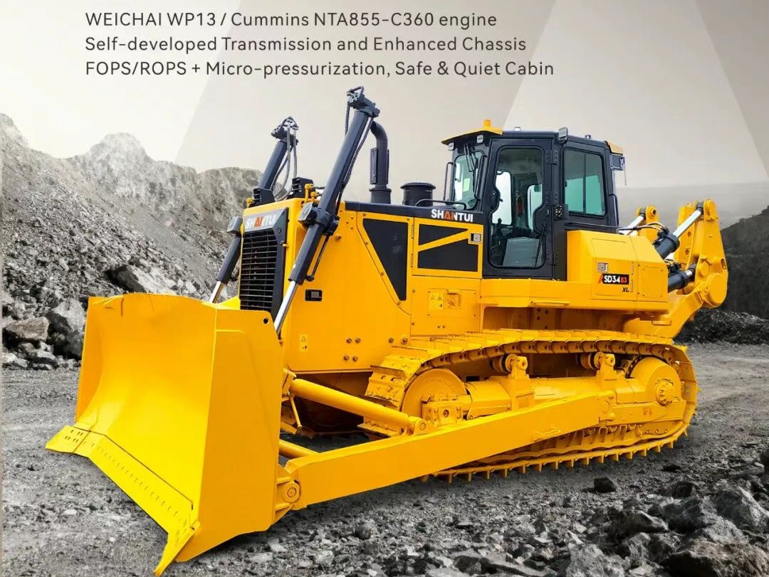Shantui SD34-B3 Medium Bulldozer : an Optimal Choice for Harsh Working Conditions