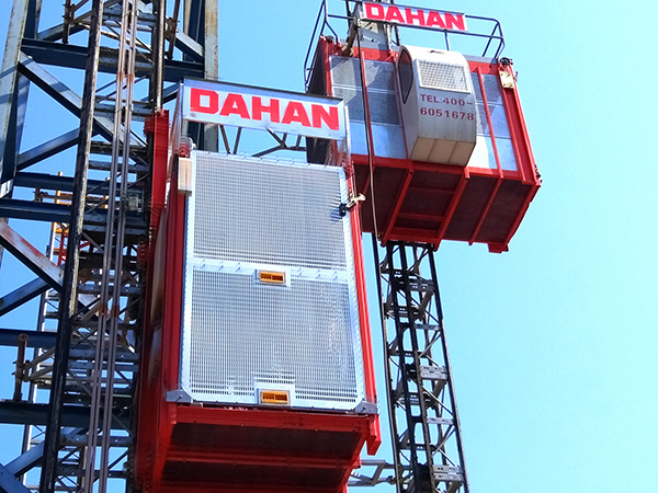 Dahan SC200/200 worm gear 3-drive variable frequency elevator